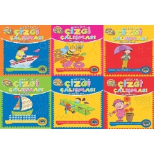 Prod Home Sevimli Çizgi Çalışması (6 Set)