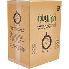 Makaralı Uzatma Kablosu 3 * 1.5mm² 35 Mt. Turuncu Kablo