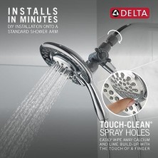 İstanbul Pasajı Delta Faucet 75486C IN2ITION Duş Başlığı, El Duşlu, Krom