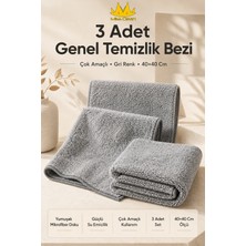 Missclean 40x40 cm Mikrofiber Temizlik Bezi 3'lü Paket – Leke Tutmaz, Hassas Yüzeylere Uygun, Dayanıklı ve Kolay Temizlik
