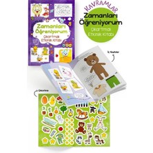Prod Home Kavramlar – Zamanları Öğreniyorum – Çıkartmalı Etkinlik Kitabı - 3 Yaş +