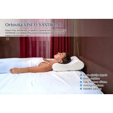 Ortovita Rahat, Stres Azaltıcı ve Sağlıklı Uyku Için Visco Ergonomik Ortopedik Yastık Rahat Duruş ve Kas Agrısı Giderici Visco