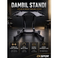 CKSpor Luxury Dambıl Standı  Ayarlanabilir Dambıl Için Taşıyıcı Stand Dambıl Seti Standı