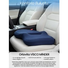 Ortovita Ortopedik Oturma Simidi Koltuk Minderi Visko Kuyruk Sokumu Yastığı Rahat Duruş ve Kas Agrısı Giderici Visco  Yükseltici