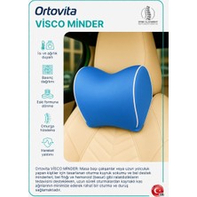 Ortovita Yeni Nesil Visco Ortopedik Ergonomik Yol Konforu Için Araba Baş & Boyun Yastığı Minderi