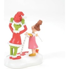 İstanbul Pasajı Department 56 Dr. Seuss The Grinch Village Aksesuarları Santy Suit Heykelcik Için Takılıyor, 8 Cm, Çok Renkli