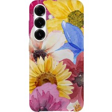 Lelia Samsung Galaxy S26 Plus Uyumlu Baskılı Şeffaf Telefon Kılıfı | Koleksiyon: Floraluxe Botanica