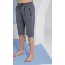 Kly Pijama Kly 303B Erkek Orta Kalın Battal Büyük Beden Tek Kapri 'fermuarlı Cep'