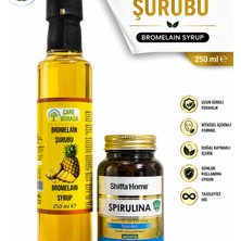 Çare Burada Çareburada Bromelain Şurubu 250 ml & Shiffahome Spirulina 60 Kapsül