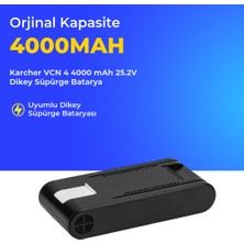 Ümit Maker Karcher Vcn 4 4000 Mah 25.2V Dikey Süpürge Batarya