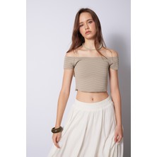 Nisan Triko Triko Korse Top