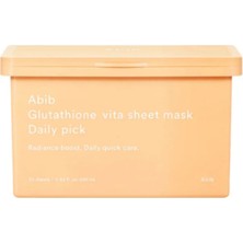 Abib Glutathione Vita Sheet Mask Daily Pick 30 Sheets 30 Adet
