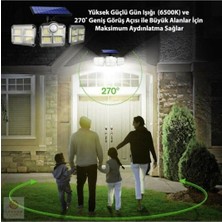 Uzaktan Kumandalı 122 LED Sensörlü Bahçe Lambası