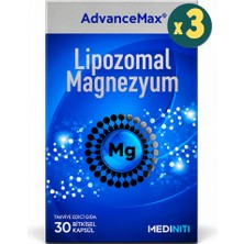 Mediniti Advancemax Lipozomal Magnezyum 30 Kapsül 3 Adet