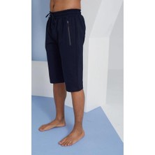 Kly Pijama Kly 303B Erkek Orta Kalın Battal Büyük Beden Tek Kapri 'fermuarlı Cep'