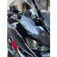 Sv Sticker Works Qjmotor - Rks Srk 400RR Ön Kafa ve Kuyruk Stıcker Etiket Modeli Beyaz Renk