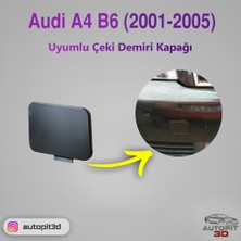 AutoPit 3D Audi A4 B6 (2001-2005) Uyumlu Ön Tampon Çeki Demiri Kapağı