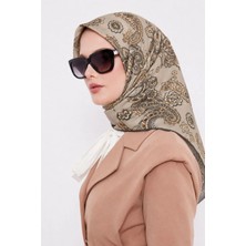 Lesscarves Desenli Pamuk Ipek Eşarp LS2207