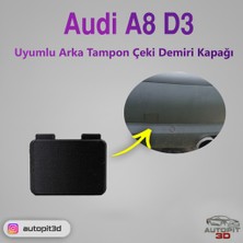 AutoPit 3D Audi A8 D3 Uyumlu Arka Tampon Çeki Demiri Kapağı