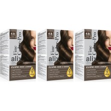 Alix 6.8 Çikolata Kahve Saç Boyası 3 Adet