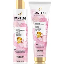 Pantene Rose Water Nemlendirici Sülfatsız Şampuan ve Saç Kremi Seti