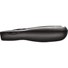 Ahl Shop Logitech R400 Presenter, USB Alıcı Üzerinden Kablosuz 2,4 Ghz Bağlantı, 15 M Menzil, Kırmızı Lazer Işaretleyici, Sezgisel Kullanım Elemanları, 6 Tuş, Pil Göstergesi, Pc - Siyah, Ingilizce Ambalaj