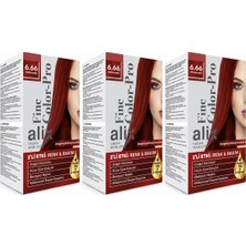 Alix 6.66 Yoğun Kızıl Saç Boyası 3 Adet