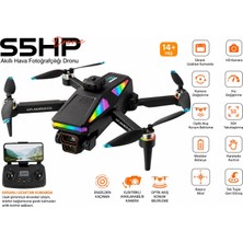 Atlt Atlantis S5HP Drone Akıllı Hava Fotoğrafçılığı Dron 4K Hd Çift Kamera 360 Derece Engel Algılama 50XZOOM USB Kart Okuyucu+ Micro Sd Kart Hediye Katlanabilir Wifi Cam Uygulama Kontrol Ekrablı Uzaktan Kumanda