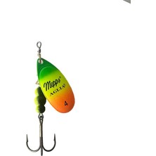 MEPPS Aglia Fluo Gökkuşağı Uv No:4 9.3gr Alabalık Kaşığı