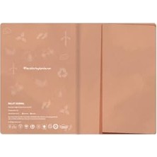 Ahl Shop 17X24 Keten Noktalı Bullet Journal Defter Denizatı