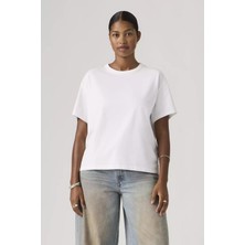 Levi's Vintage Kadın Beyaz Bisiklet Yaka T-Shirt 008C3-0000