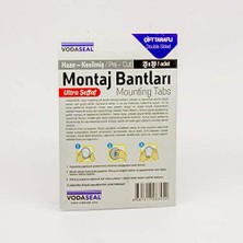Ahl Shop Hazır Kesilmiş 12'li Montaj Bandı, Şeffaf