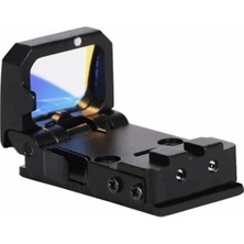 Armüz Vism Flipdot Reflex M2 Red Dot Sight - Katlanabilir Optik, Tabanca Için 22MM Reflex Nişangâh
