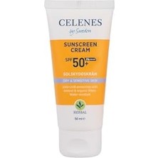 Ahl Shop By Sweden Herbal Güneş Kremi Kuru ve Hassas Ciltler Spf 50+ 50ML, 5160155