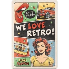 Nostalgic Art Nostalgic-Art Retroversary 30 Retro Metal Levha, 20 x 30 cm