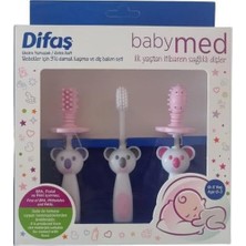Ahl Shop Baby Med Bebek Ağız Bakım Seti (Pembe)