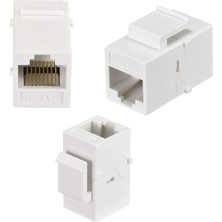 MN6 MN118CK Cat6 RJ45 Dişi Dişi Klipsli Ethernet Kablo Birleştirici ve Internet Kablosu Uzatma Aparatı 8P8C 250 Mhz