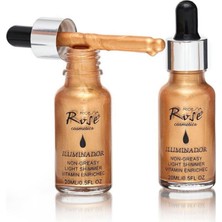 3b Trend Rose Sıvı Highlighter 20 ml No:3 - Işıltılı Likit Aydınlatıcı - Damlalıklı Aydınlatıcı