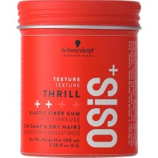 Schwarzkopf Osis+ Texture Thrill Elastic Fiber Lifli Saç Şekillendirici Gum 100 ml