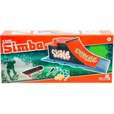 Ahl Shop 103304653, Parmak Kaykayı Extreme Rampa Oyun Alanı, Özel Motifli Kaykay, 8 Yedek Tekerlek, Aksesuarlı