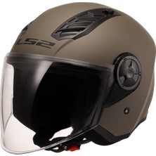 Çenesiz Kask Ls2 Aırflow 2 Mat Kum Orjinal M