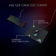 Ahl Shop Redragon P030 Flick M Fare Altlığı, Dikişli Kenarlı, Su Geçirmez, Iş, Oyun, Ofis, Ev Için