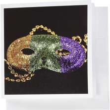 Ahl Shop 3drose Mardi Gras - Tebrik Kartları, 6 x 6 Inç, 12'li Set (GC_7253_2)