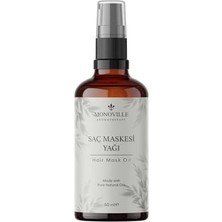 Ahl Shop Saç Maskesi Yağı 50 ml Cam ŞIŞEDE%100 Saf ve Doğal (Hair Mask Oil)