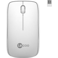 Ahl Shop WS208 Kablosuz 1200DPI 3 Tuşlu Sessiz Pc, Mac, Dizüstü Bilgisayar Için, USB Mini Alıcı ile Optik Mouse Beyaz