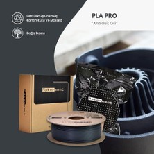 Ahl Shop Pla Pro, 1.75MM 1kg 3D Yazıcı Pla Filament (Antrasit Gri)