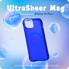 Ahl Shop 15 Plus ile Uyumlu Kılıf Ultra Sheer Mag Magsafe Özellikli Denim - ACS06683