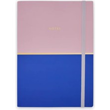 Episode Colorblock Duo Blush Denim A5 Perfect Bound Defter