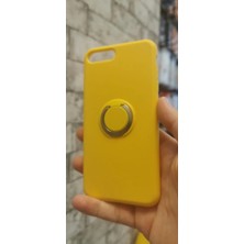 Vendas Ucuzluk Çadırı iPhone 7 Plus / 8 Plus Uyumlu Yüzük Halkalı Kılıf - Sarı