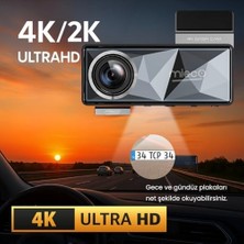 Ahl Shop Mieco A11 Wifi/app/ 4K Uhd/ 150° Ultra Geniş Açı/gece Görüş/gps/adas Özellikli Araç Kamerası